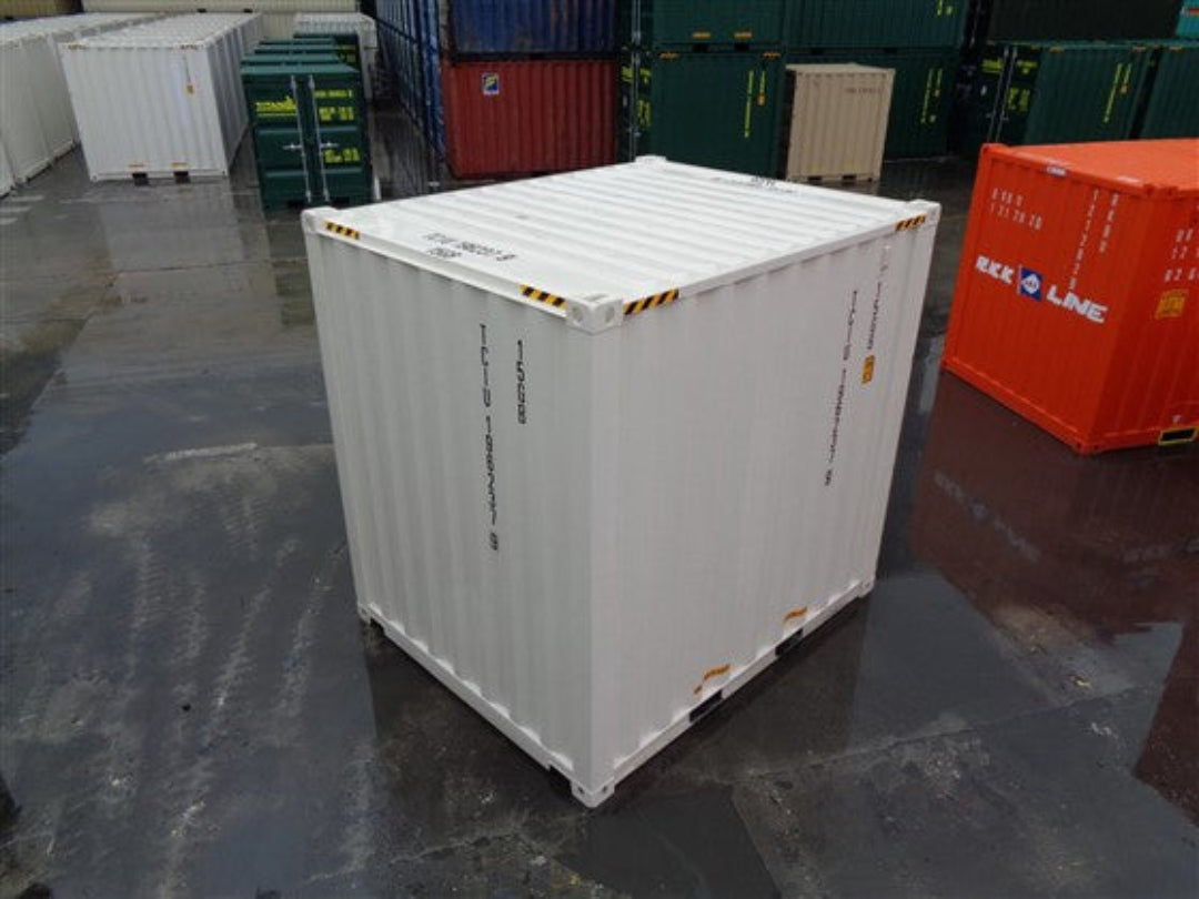 Recipiente Marinho De Cubo De Alto 10 Pés – Branco