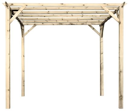 Pérgula de madeira TÂNGER 3X4M