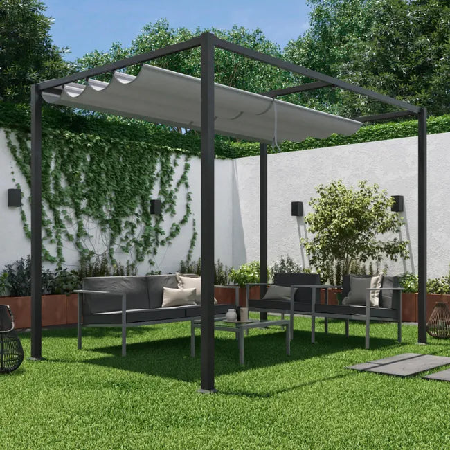 Pérgola de alumínio NATERIAL HORALI 2X3M