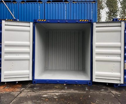 Recipiente Marinho De Cubo De Alto 10 Pés – Branco