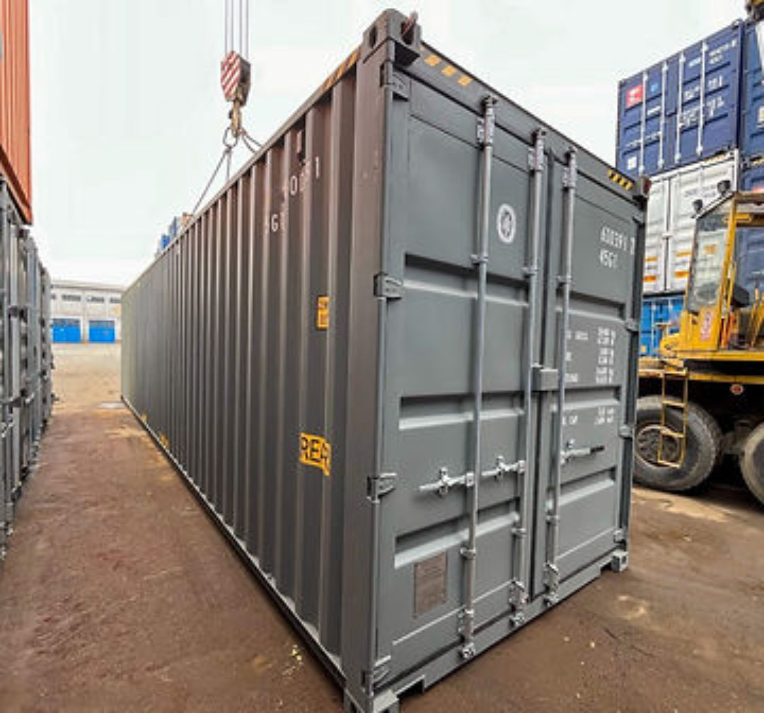 Contentor High Cube de 40 pés com porta dupla – Padrão IICL