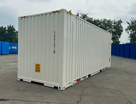 Contentor móvel High Cube de 25 pés: largura otimizada para paletes